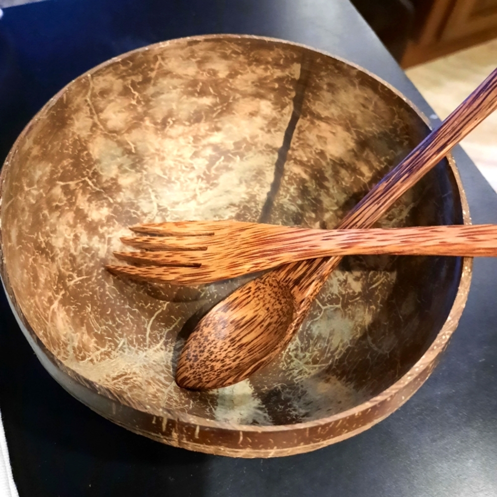All natural eco-friend dinnerware set